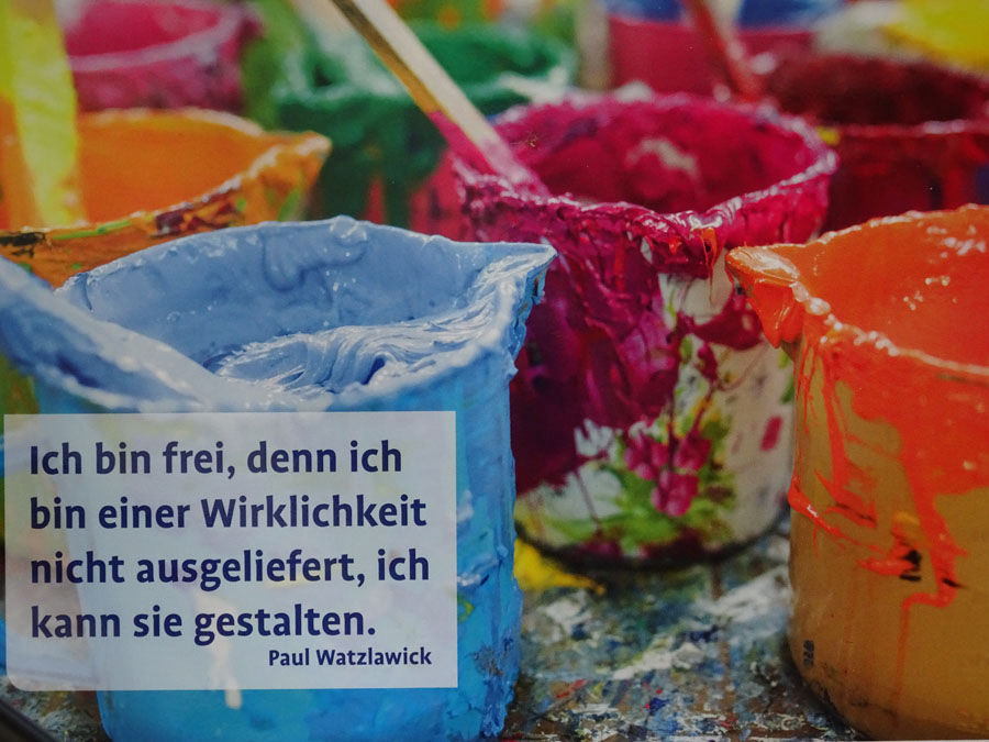 Zitat Paul Watzlawick in der Beratungspraxis Manfred Reichel in Aurich